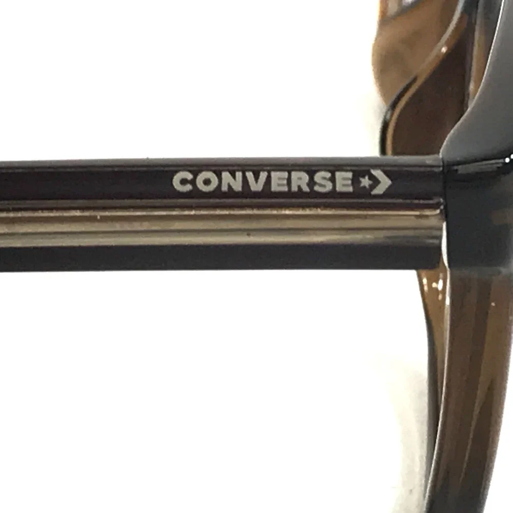 Converse Eyeglasses Frames CV5014 201 Brown Gold Cat Eye Full Rim 53-16-140